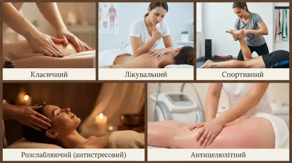 види масажу